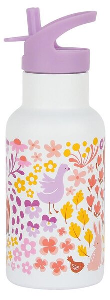 Παγούρι - Θερμός 350ml Με Καλαμάκι Α Little Lovely Company Fower Garden DBSSFG89