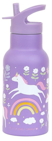 Παγούρι - Θερμός 350ml Με Καλαμάκι Α Little Lovely Company Unicorn Dreams DBSSUD77