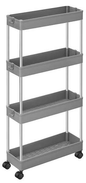 Τρόλεϊ/Ραφιέρα 4 Θέσεων (40x13.5x88) Songmics KSC008G01