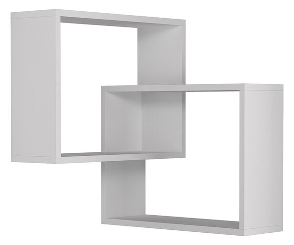 Γωνιακή Ραφιέρα Τοίχου 2 Θέσεων (68x60x68) A-G Ring 776HMS1718 White