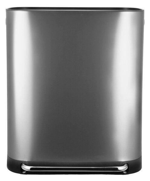Κάδος Απορριμμάτων Διπλός (57.5x37.3x68.2) Estia 60lt Soft Close Inox 01-20903