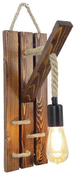 Απλίκα Τοίχου A-G Ahsap 806ALD1473 Walnut