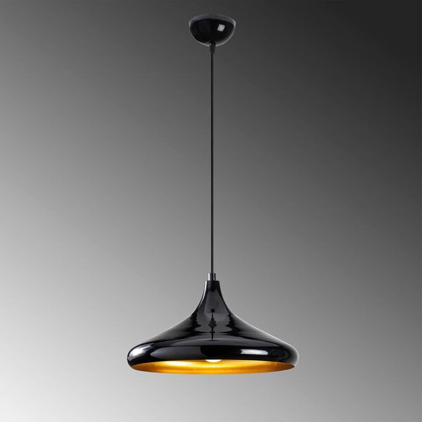 Φωτιστικό Οροφής Μονόφωτο A-G Berceste 521SHN3165 Black