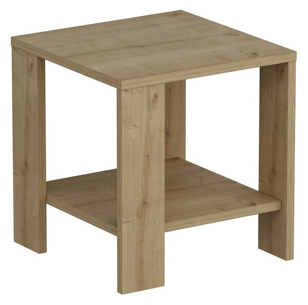 Βοηθητικό Τραπεζάκι (40x40x42) A-G Midi Yan 362ANT1109 Oak