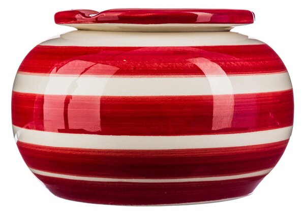 Σταχτοδοχείο A-S Round Stripes Red 146064
