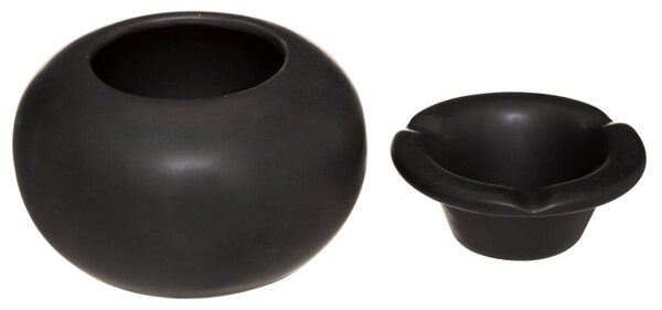 Σταχτοδοχείο A-S Round Black 173413