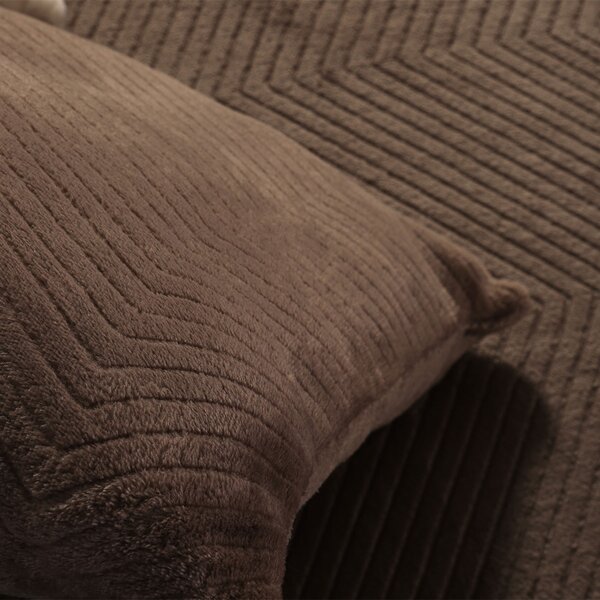 Διακοσμητικό Ριχτάρι Fleece/Κουβέρτα Καναπέ (130x180) Nef-Nef Homeware Dakari Brown