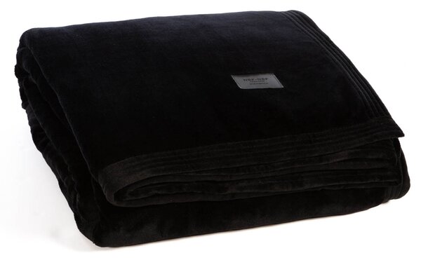 Κουβέρτα Βελουτέ Υπέρδιπλη (230x240) Nef-Nef Homeware Elements Velosso Black