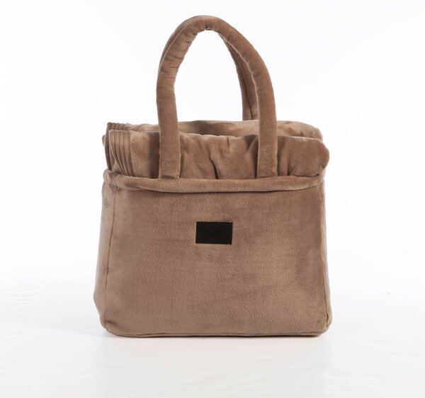 Κουβέρτα Βελουτέ Υπέρδιπλη (230x240) Nef-Nef Homeware Elements Velosso Mocca