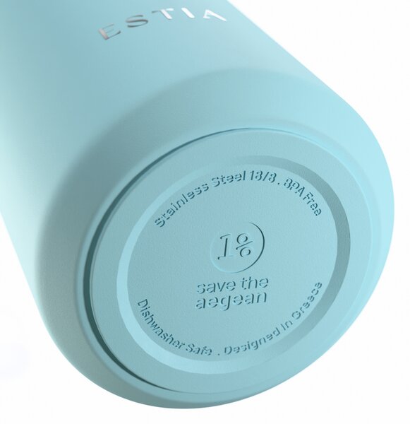 Μπουκάλι Θερμός 500ml Estia Save The Aegean Flow Arctic 01-41960