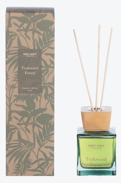 Αρωματικό Χώρου 200ml Με Στικς Nef-Nef Homeware Teakwood Forest