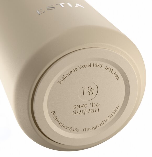 Μπουκάλι Θερμός 800ml Estia Save The Aegean Flow Dune 01-43162