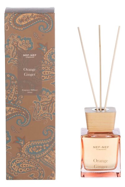 Αρωματικό Χώρου 200ml Με Στικς Nef-Nef Homeware Orange Ginger