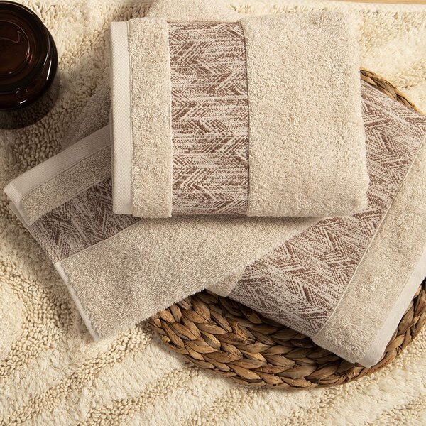 Πετσέτα Χεριών (30x50) Nef-Nef Homeware Premium Depreo Ecru 500gsm