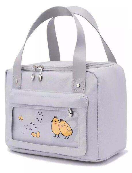 Ισοθερμική Τσάντα Φαγητού 6lt Amber 3010-3 Grey Chick