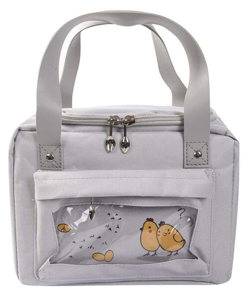 Ισοθερμική Τσάντα Φαγητού 6lt Amber 3010-3 Grey Chick
