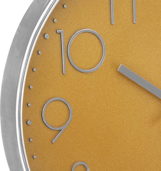 Ρολόι Τοίχου (Φ30) Αθόρυβο A-S Yellow 167038B