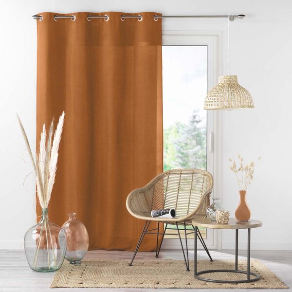 Κουρτίνα (140x260) Με Τρουκς L-C Absolu Camel Brown 1612586