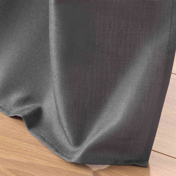 Κουρτίνα (140x260) Με Τρουκς L-C Soline Concrete Grey 1612678