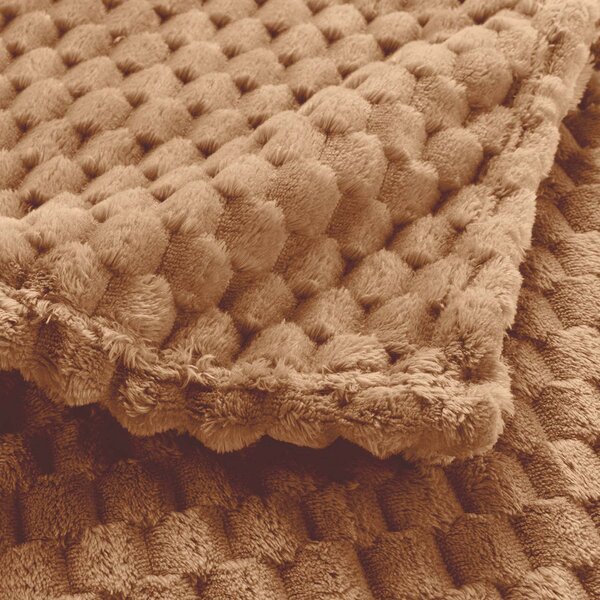 Κουβέρτα Καναπέ Fleece (125x150) L-C Mini Frosty Camel 1612816