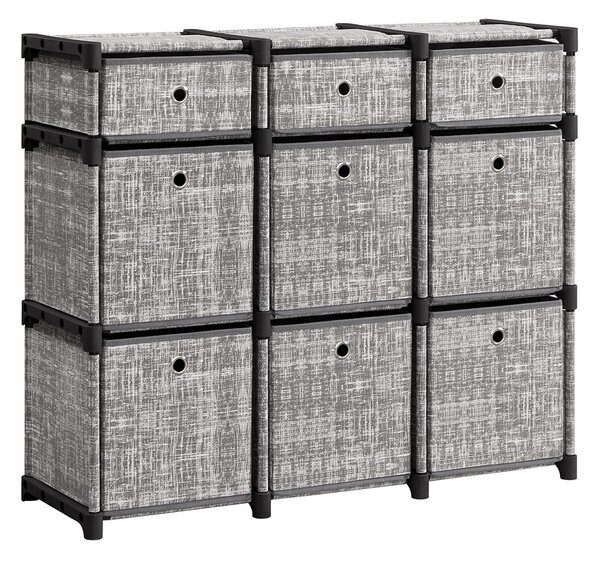 Υφασμάτινη Συρταριέρα 9 Θέσεων (83.5x30x79.5) Songmics LSN603G12