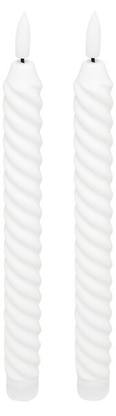 Διακοσμητικά Φωτιστικά Κεριά LED (Σετ 2τμχ) A-S Aloe White 207005A