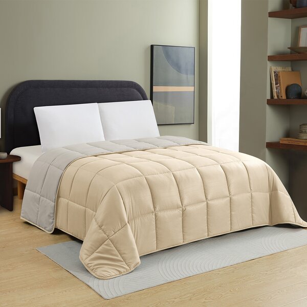 Πάπλωμα Υπέρδιπλο (220x240) 2 Όψεων Melinen Brooklyn Beige/Silver