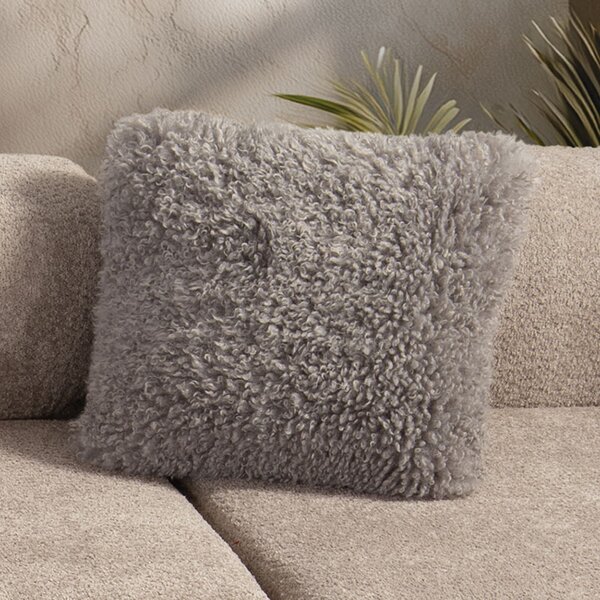 Διακοσμητικό Μαξιλάρι Γούνινο (45x45) Nef-Nef Homeware Oscar Grey