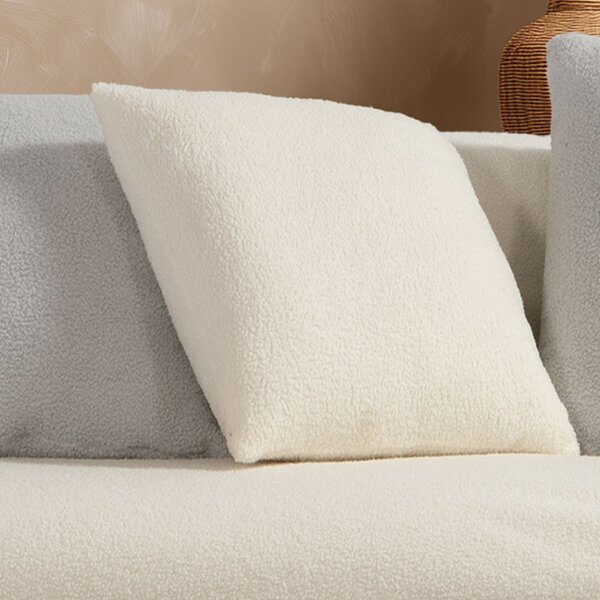 Διακοσμητικό Μαξιλάρι Μπουκλέ (50x50) Nef-Nef Homeware Breda Ecru