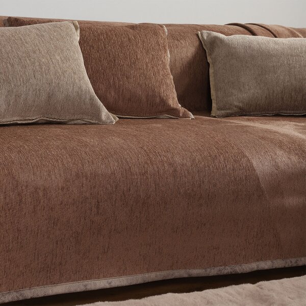 Ριχτάρι Πολυθρόνας 2 Όψεων (180x180) Nef-Nef Homeware Tanger Brown/Ecru