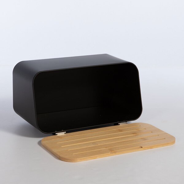 Ψωμιέρα (34.5x19x17) Nef-Nef Homeware Black