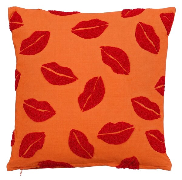 Διακοσμητικό Μαξιλάρι (45x45) Edelman Lips Orange 1130931