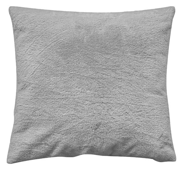 Διακοσμητικό Μαξιλάρι Γούνινο (70x70) Pol Rugs & Mats Rabbit Silver