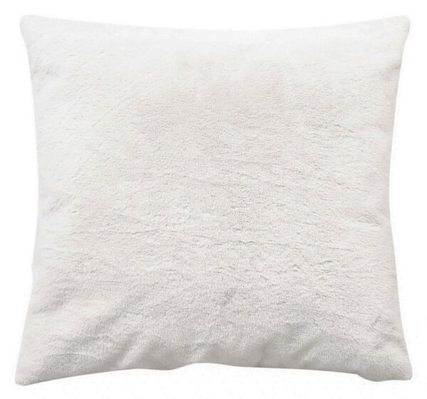 Διακοσμητικό Μαξιλάρι Γούνινο (70x70) Pol Rugs & Mats Rabbit Cream