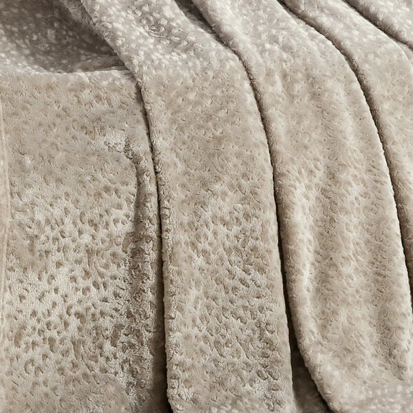 Ριχτάρι Καναπέ Τριθέσιου Fleece (170x300) Melinen Giza Greige