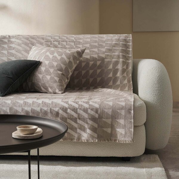 Ριχτάρι Πολυθρόνας (180x180) Gofis Home Caspian Beige 156/06
