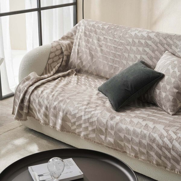 Ριχτάρι Πολυθρόνας (180x180) Gofis Home Caspian Beige 156/06