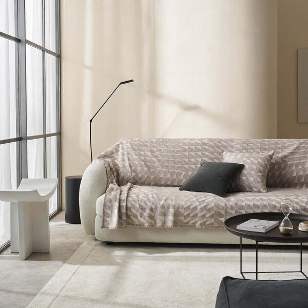Ριχτάρι Πολυθρόνας (180x180) Gofis Home Caspian Beige 156/06