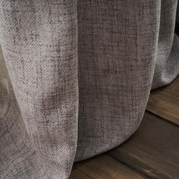 Κουρτίνα (140x280) Με Τρουκς Gofis Home Magna Grey AW26 495/15