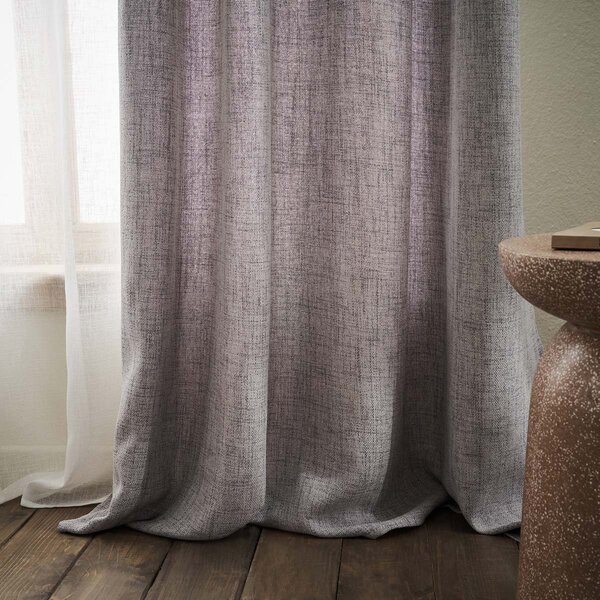 Κουρτίνα (140x280) Με Τρουκς Gofis Home Magna Grey AW26 495/15