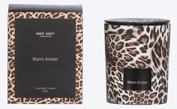Κερί Αρωματικό 450gr Nef-Nef Homeware Warm Amber