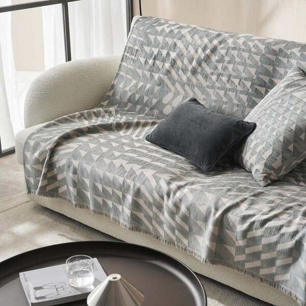 Ριχτάρι Καναπέ Διθέσιου (180x250) Gofis Home Caspian Weed Grey 156/07