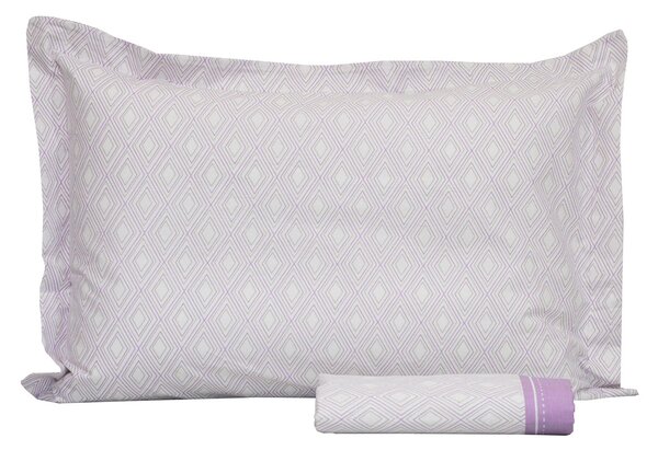 Σεντόνι Λίκνου Επίπεδο (80x100) Anna Riska Baby Mix & Match Λιλά