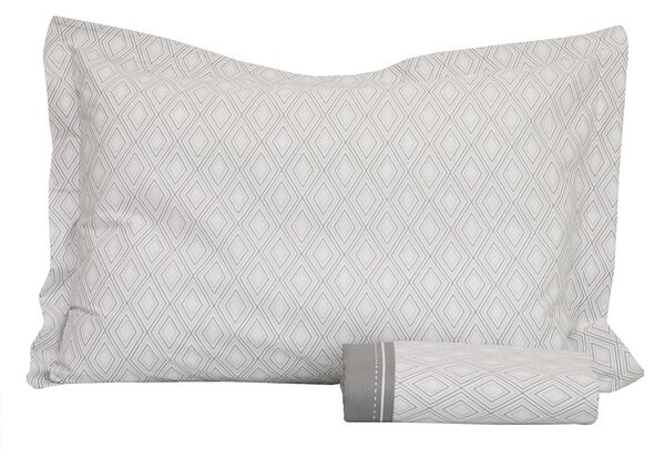 Σεντόνι Λίκνου Επίπεδο (80x100) Anna Riska Baby Mix & Match Γκρι