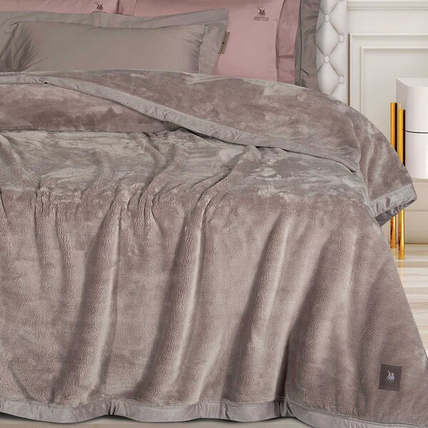 Κουβέρτα Βελουτέ King Size (240x250) Greenwich Polo Club Essential 3973 Dusty Lilac