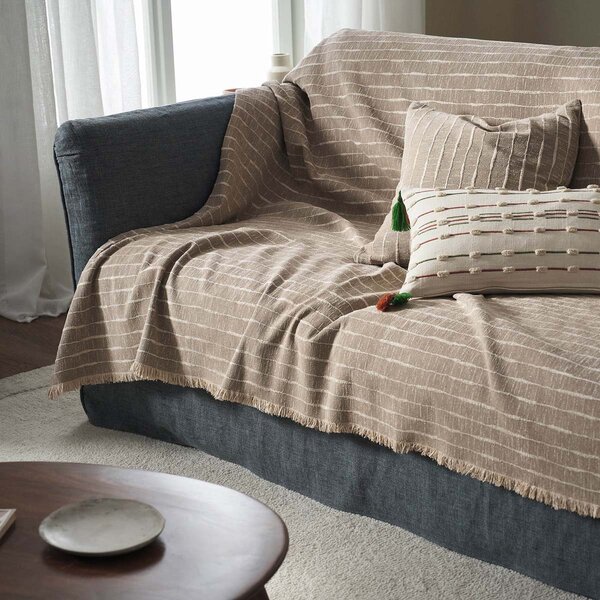Ριχτάρι Καναπέ Τετραθέσιου 2 Όψεων (180x350) Gofis Home Vespera Beige 148/06