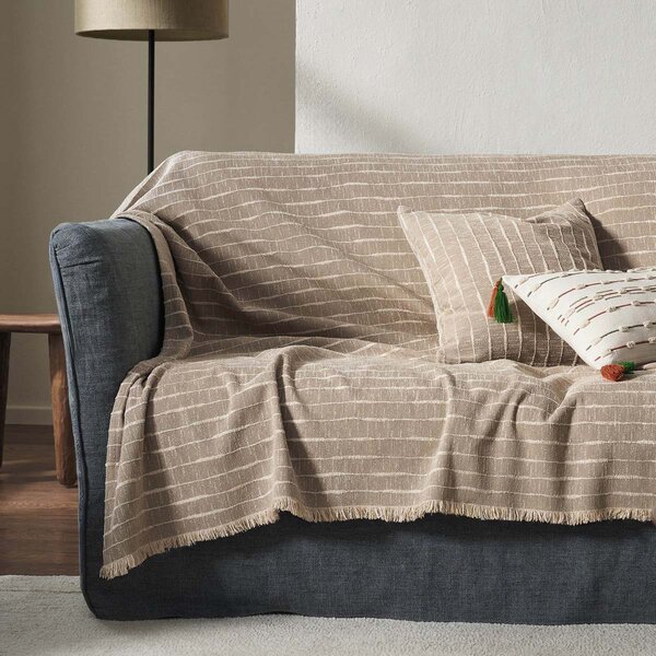 Ριχτάρι Καναπέ Τετραθέσιου 2 Όψεων (180x350) Gofis Home Vespera Beige 148/06