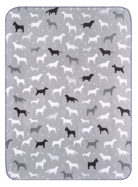 Κουβέρτα Βελουτέ Μονή (160x220) Kentia Kids Dogo