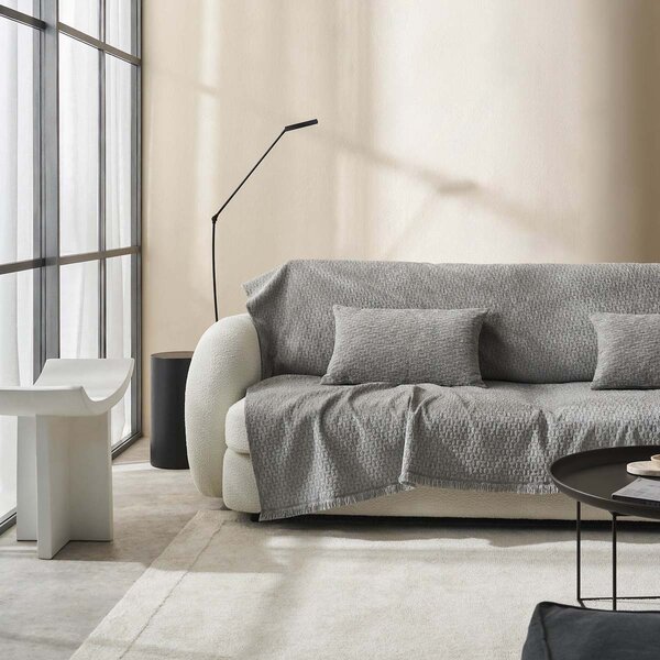 Ριχτάρι Πολυθρόνας (180x175) Gofis Home Ondine Silver Grey 184/15