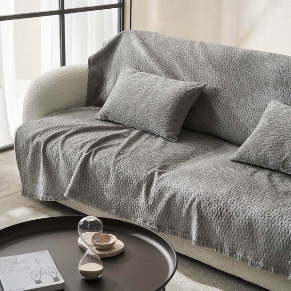 Ριχτάρι Πολυθρόνας (180x175) Gofis Home Ondine Silver Grey 184/15